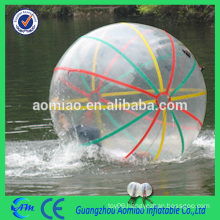 Amazing colorful strips inflatable ball suit, best quality water walking ball for sale
